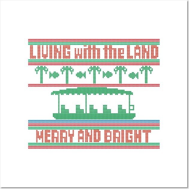 Living with the Land - Holiday Sweater Wall Art by WearInTheWorld